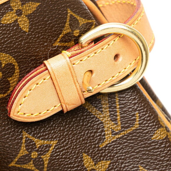 LOUIS VUITTON Brown Monogram Leather Shoulder Bag - Picture 6 of 10